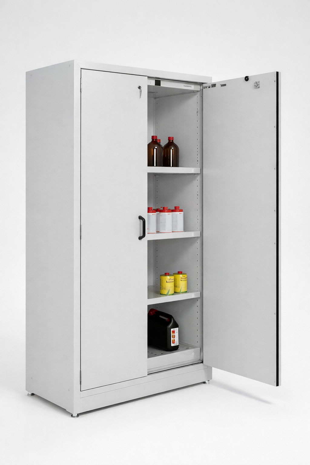 Fire-resistant chemical cabinet HTG 086-01 - safe storage of hazardous and flammable substances