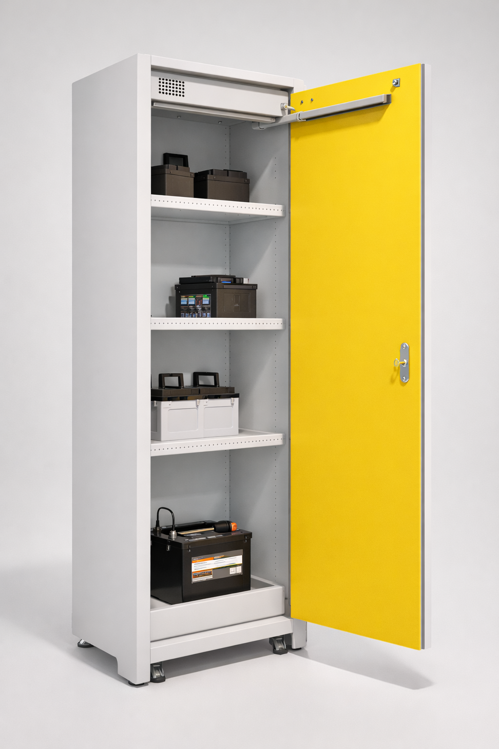 Fire-resistant chemical cabinet HTG 088-01.Li - safe storage of hazardous and flammable substances