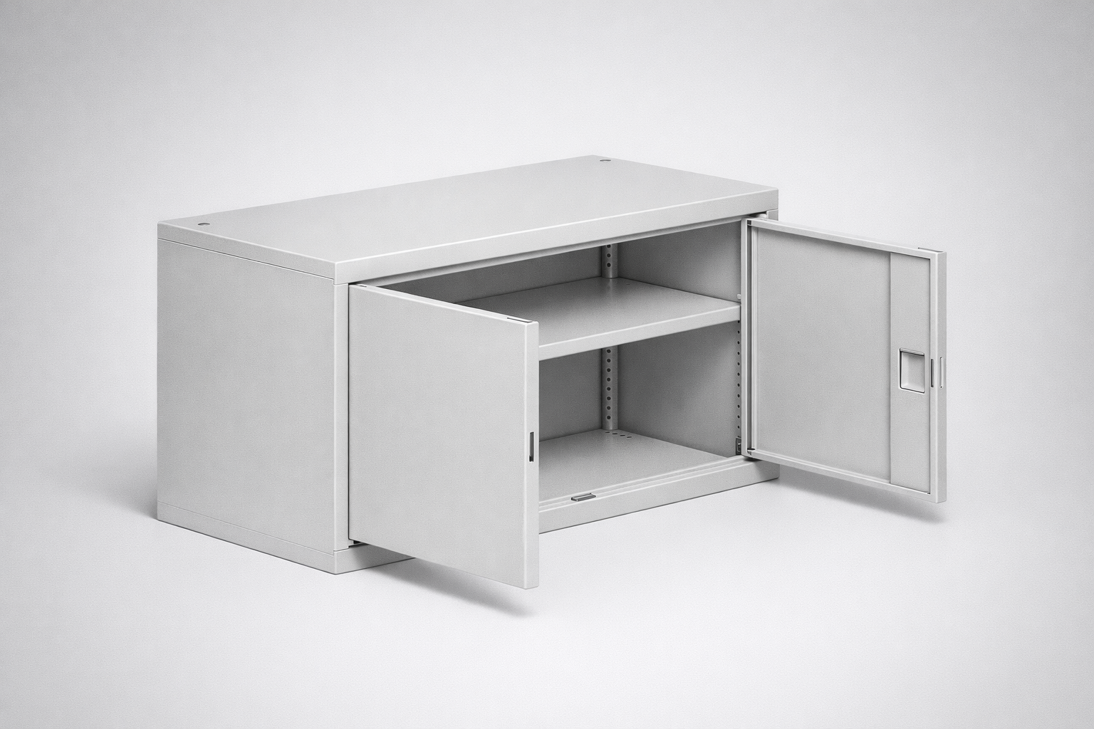 Metal office cabinet Nadstawka Sbm 402 M lx - orderly storage of documents, binders and records in