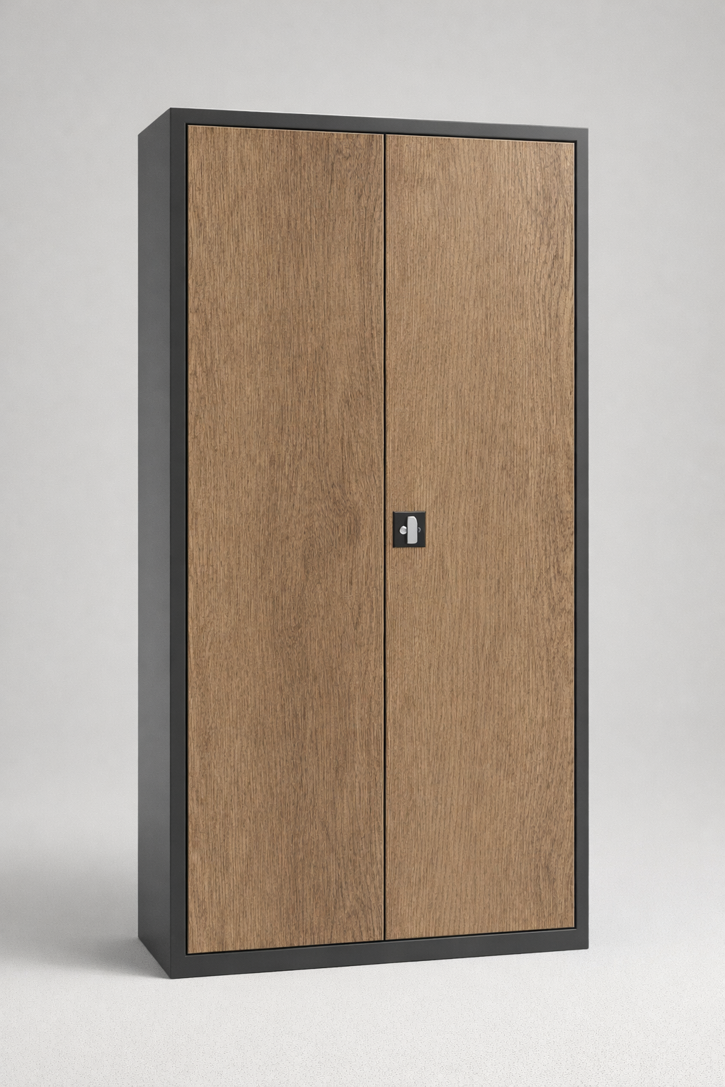 Metal office cabinet Sbm 203M DĄB - orderly storage of documents, binders and records in