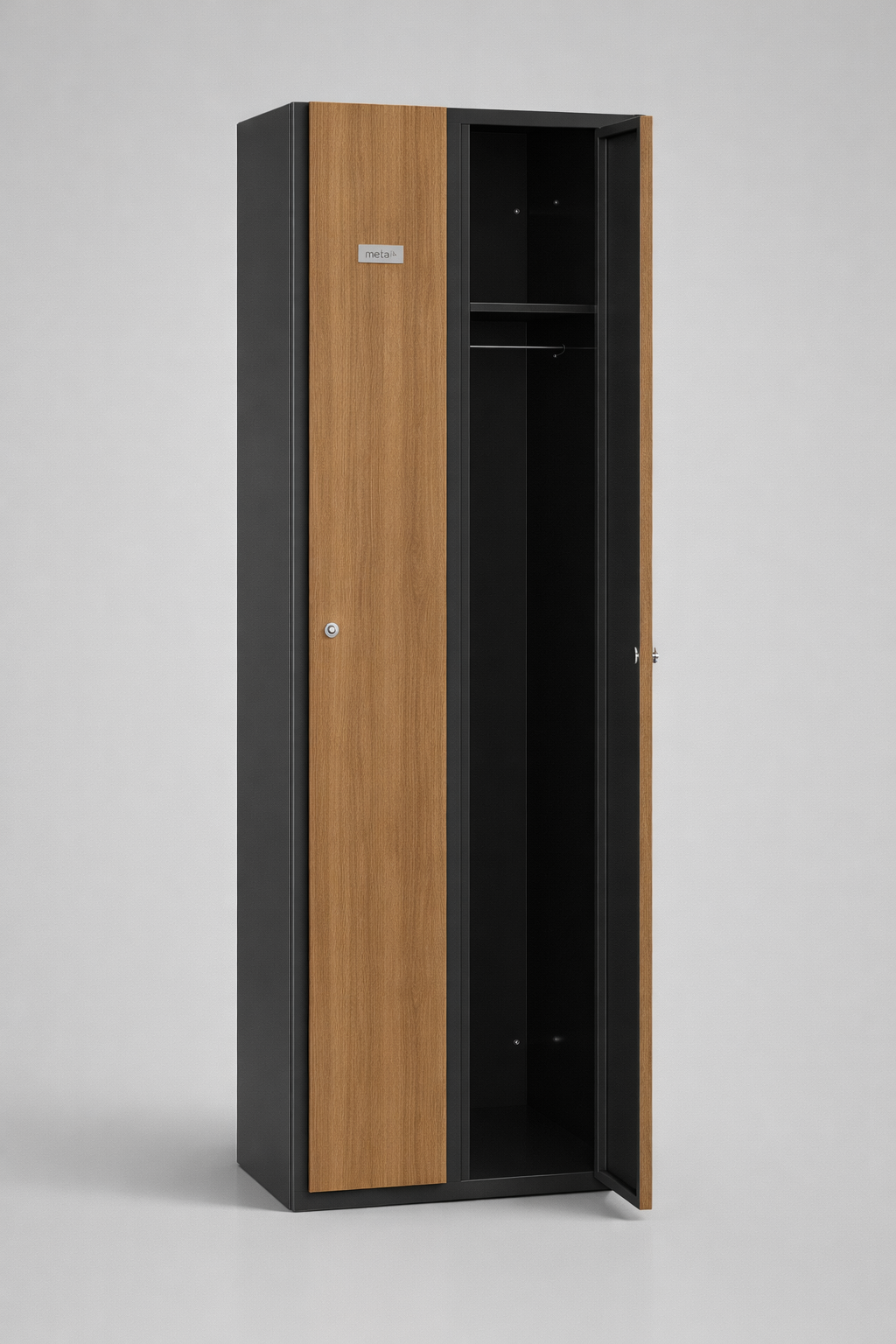 Staff locker Cabinet ubraniowa Sum 320 Wst - drzwi z okleiną - DĄB - orderly personal storage and a repeatable