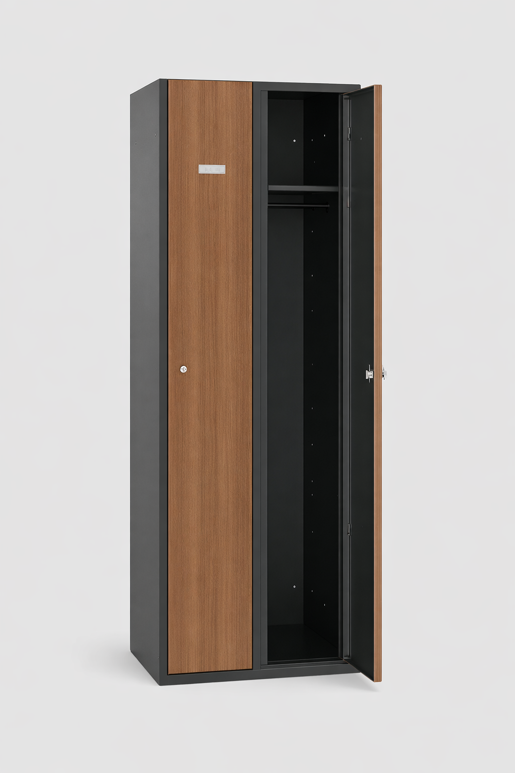 Staff locker Cabinet ubraniowa Sum 320 Wst - drzwi z okleiną - ORZECH WŁOSKI - orderly personal storage and a repeatable