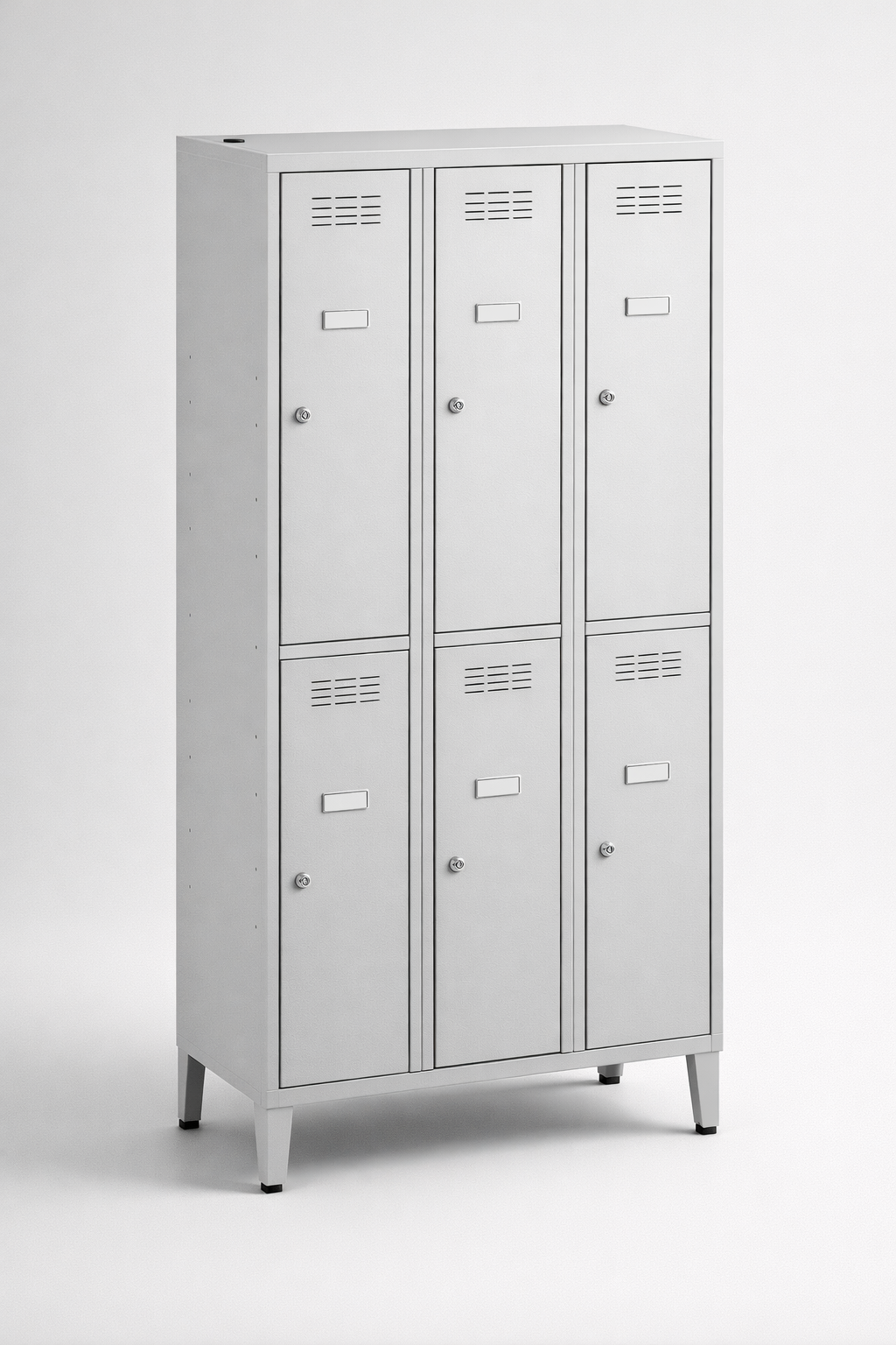 Compartment locker SUS 332 W st – with legs - clear separation of personal compartments in shared
