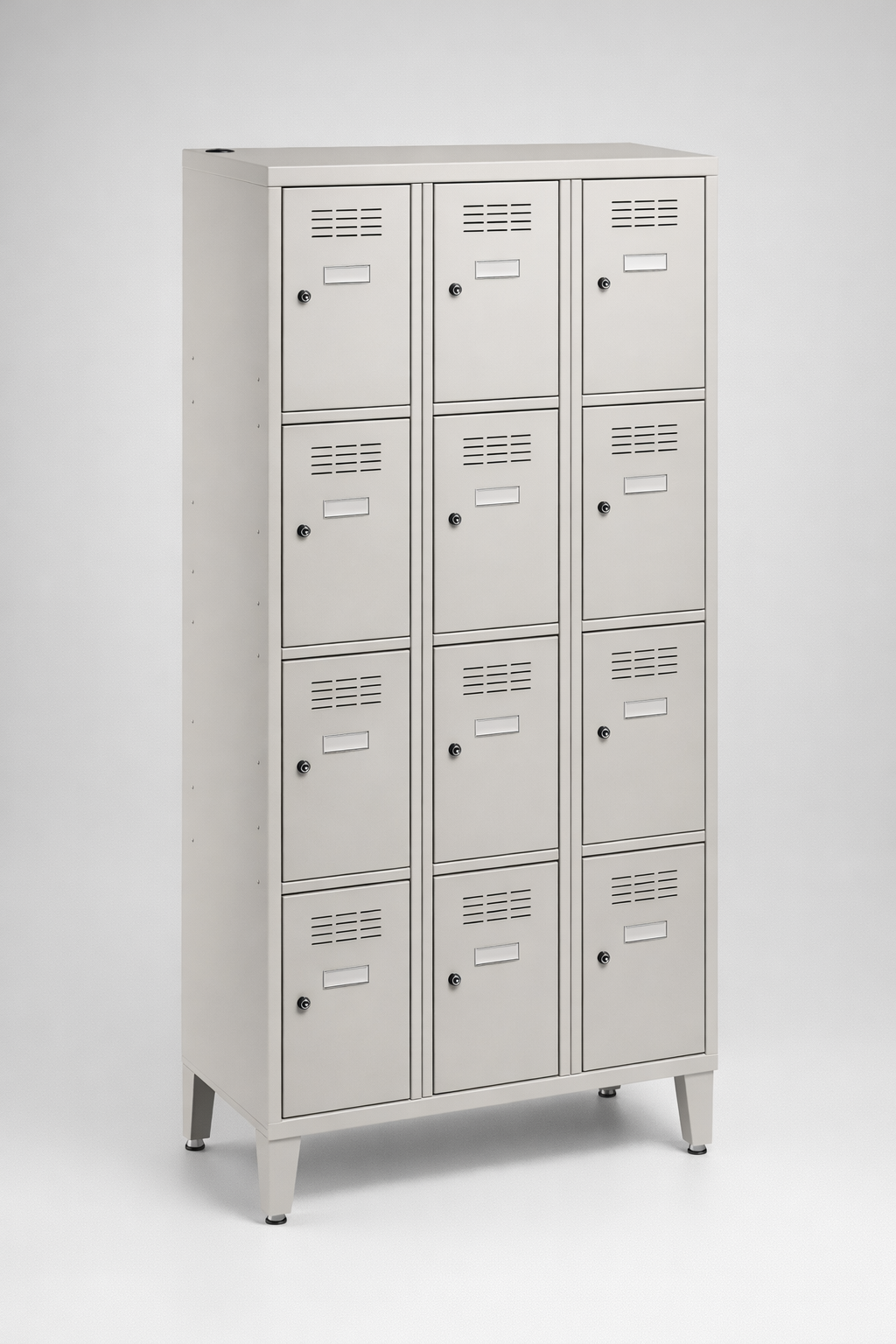 Compartment locker SUS 334 W st – with legs - clear separation of personal compartments in shared