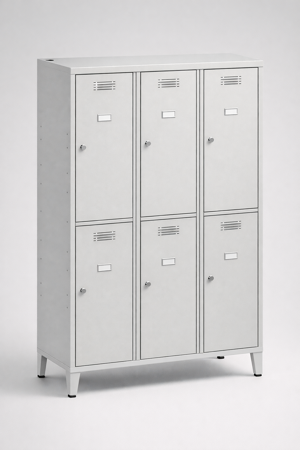 Compartment locker SUS 432 W st – with legs - clear separation of personal compartments in shared