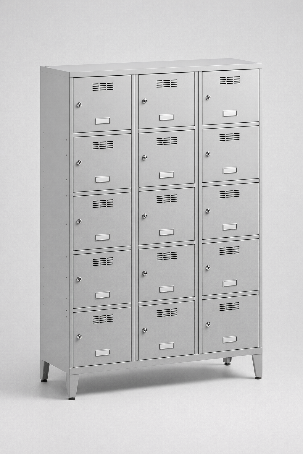 Compartment locker SUS 435 W st – with legs - clear separation of personal compartments in shared