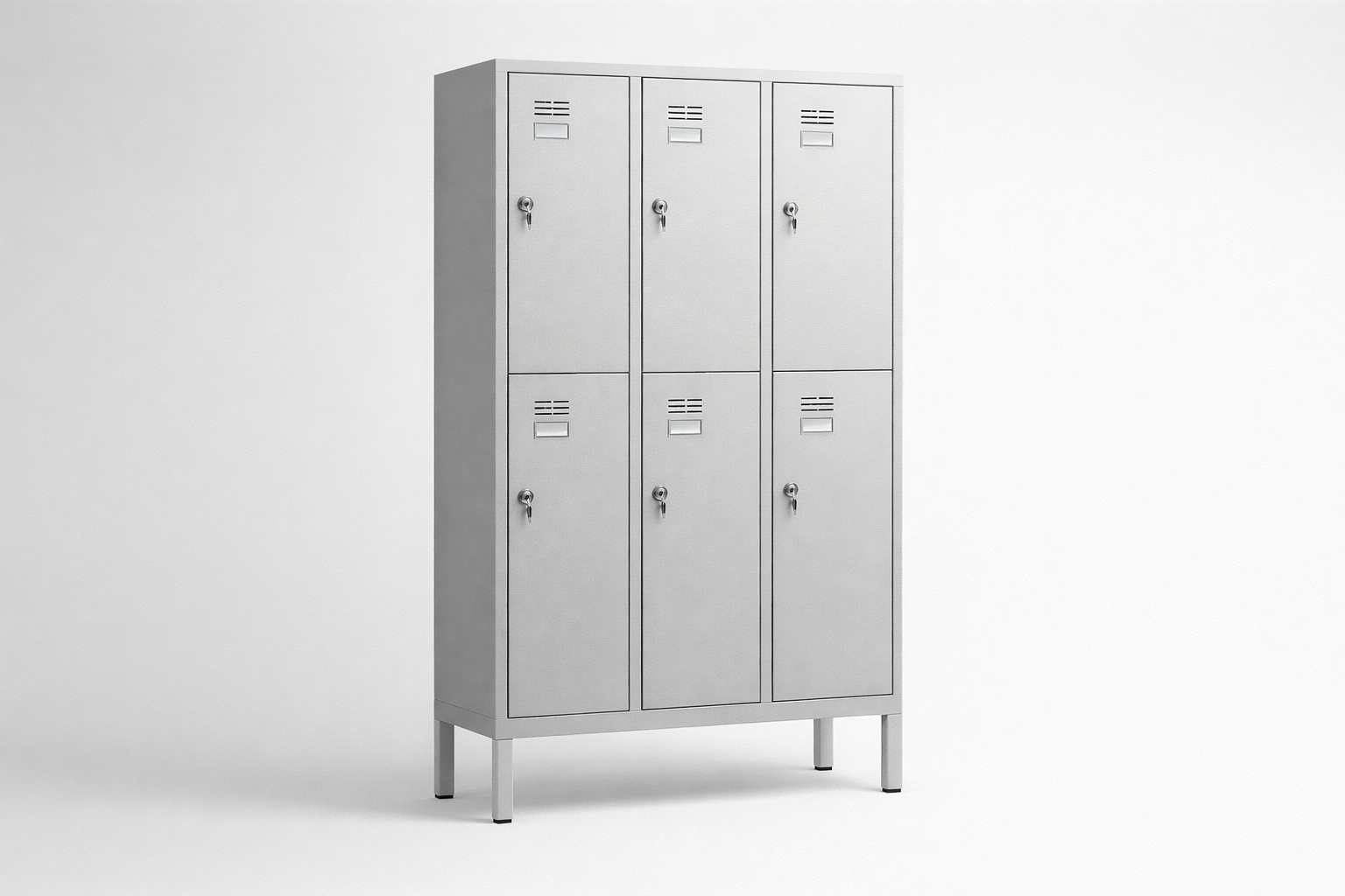 Cabinet with plexiglass doors MSus 342 – with legs - visual control of compartment contents while keeping