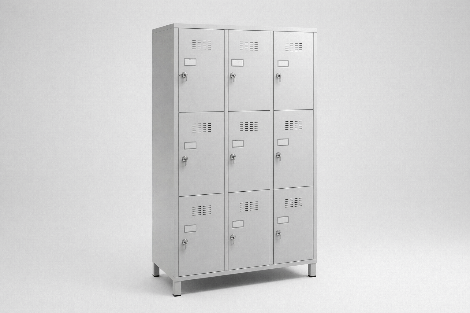 Cabinet with plexiglass doors MSus 334 - visual control of compartment contents while keeping