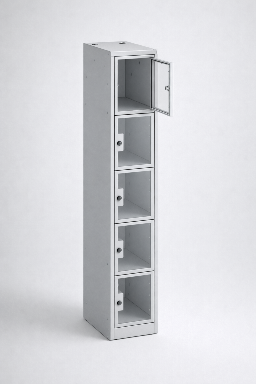 Cabinet with plexiglass doors MSus 315 - visual control of compartment contents while keeping