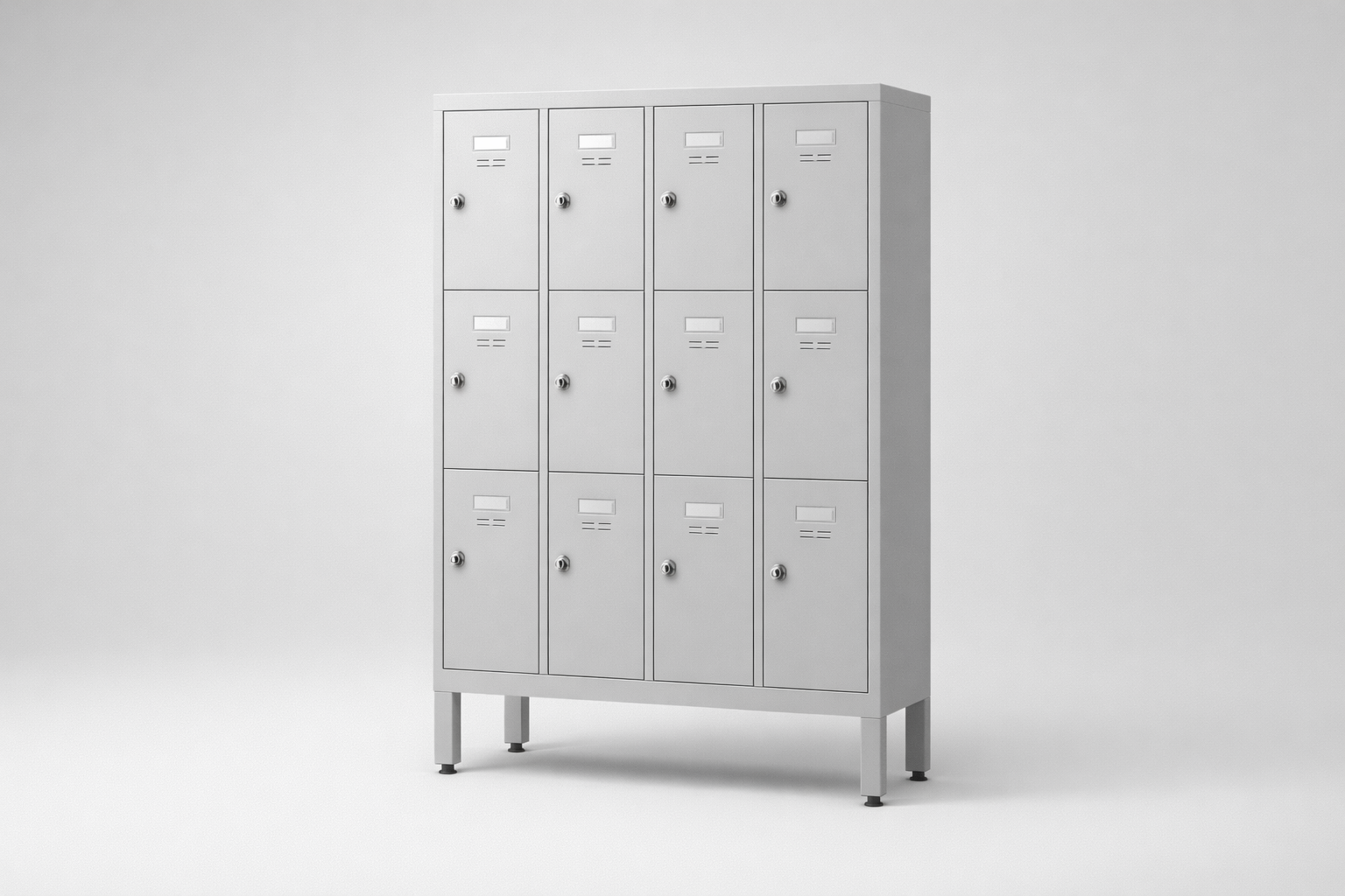 Cabinet with plexiglass doors MSus 335 – with legs - visual control of compartment contents while keeping