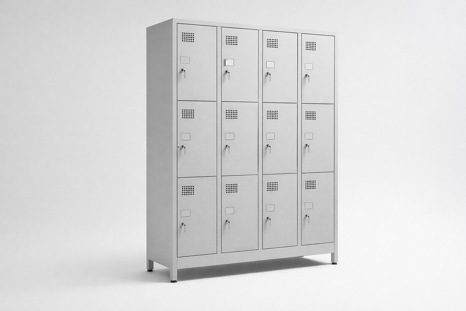 Cabinet with plexiglass doors MSus 345 - visual control of compartment contents while keeping