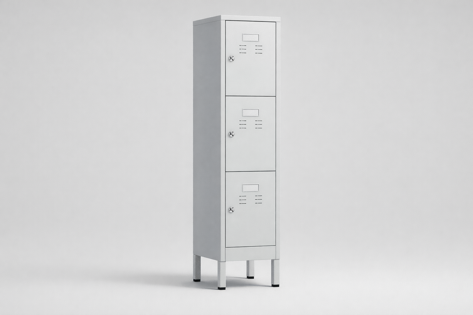Cabinet with plexiglass doors MSus 413 – with legs - visual control of compartment contents while keeping