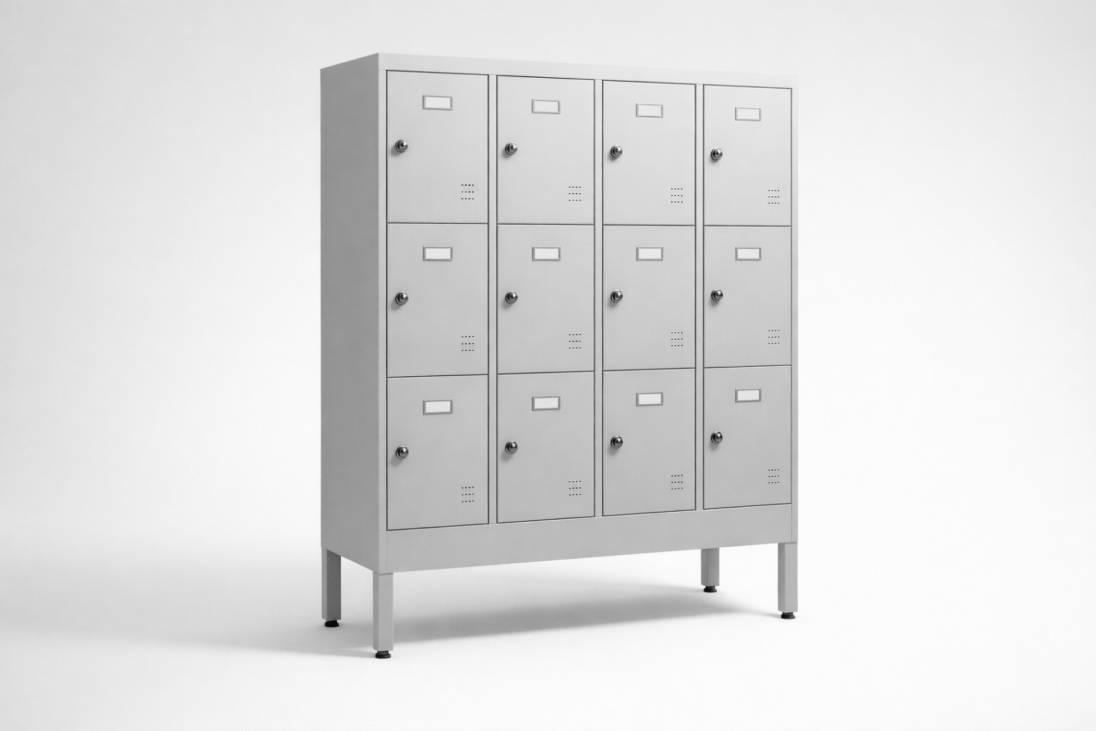 Cabinet with plexiglass doors MSus 434 – with legs - visual control of compartment contents while keeping