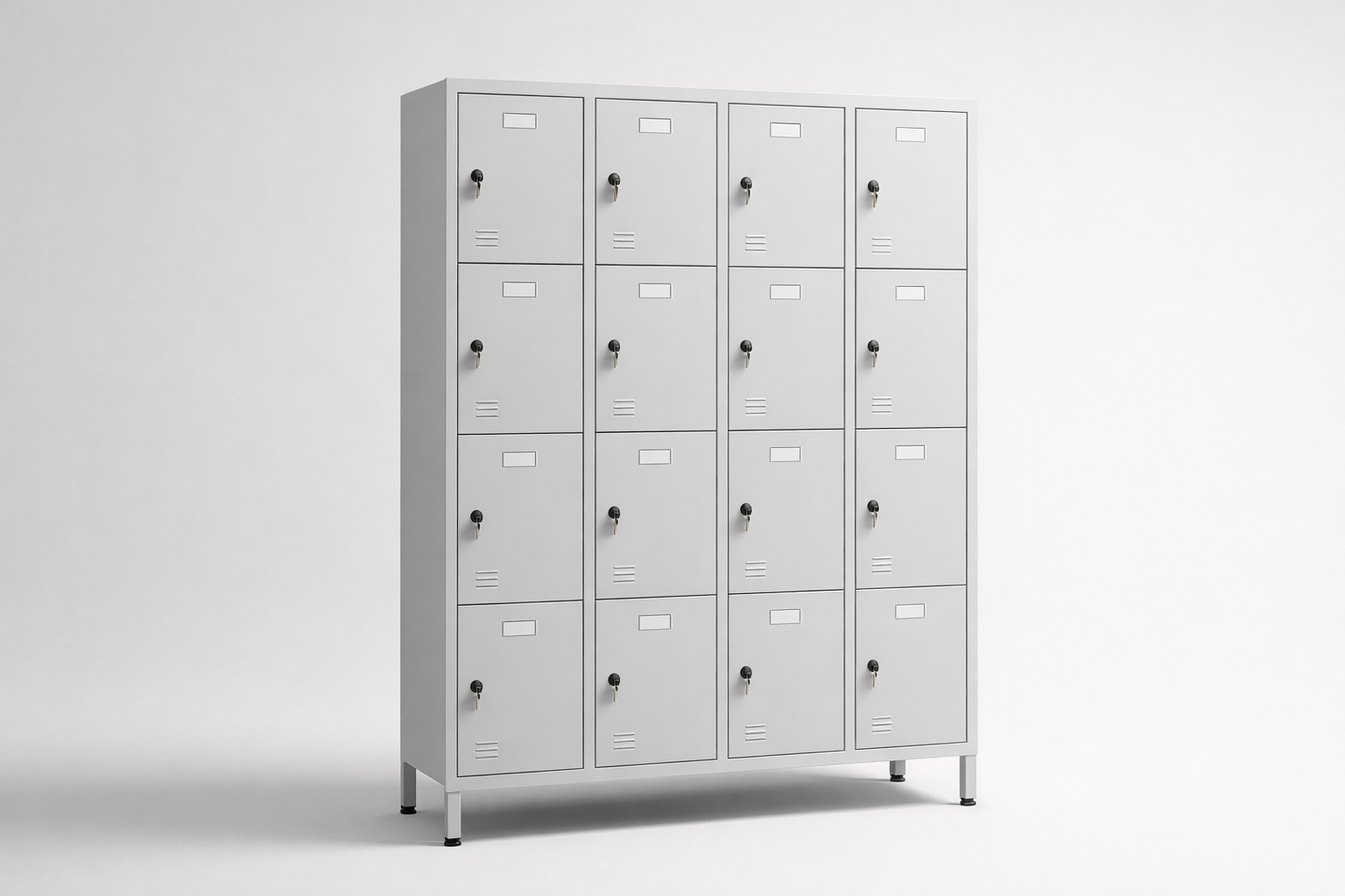 Cabinet with plexiglass doors MSus 435 – with legs - visual control of compartment contents while keeping