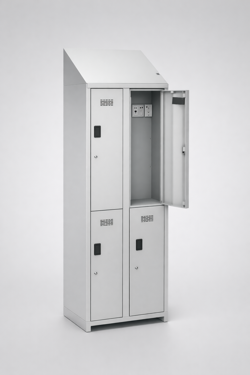 MSUV locker MSus 322v - combining personal or garment storage with controlled