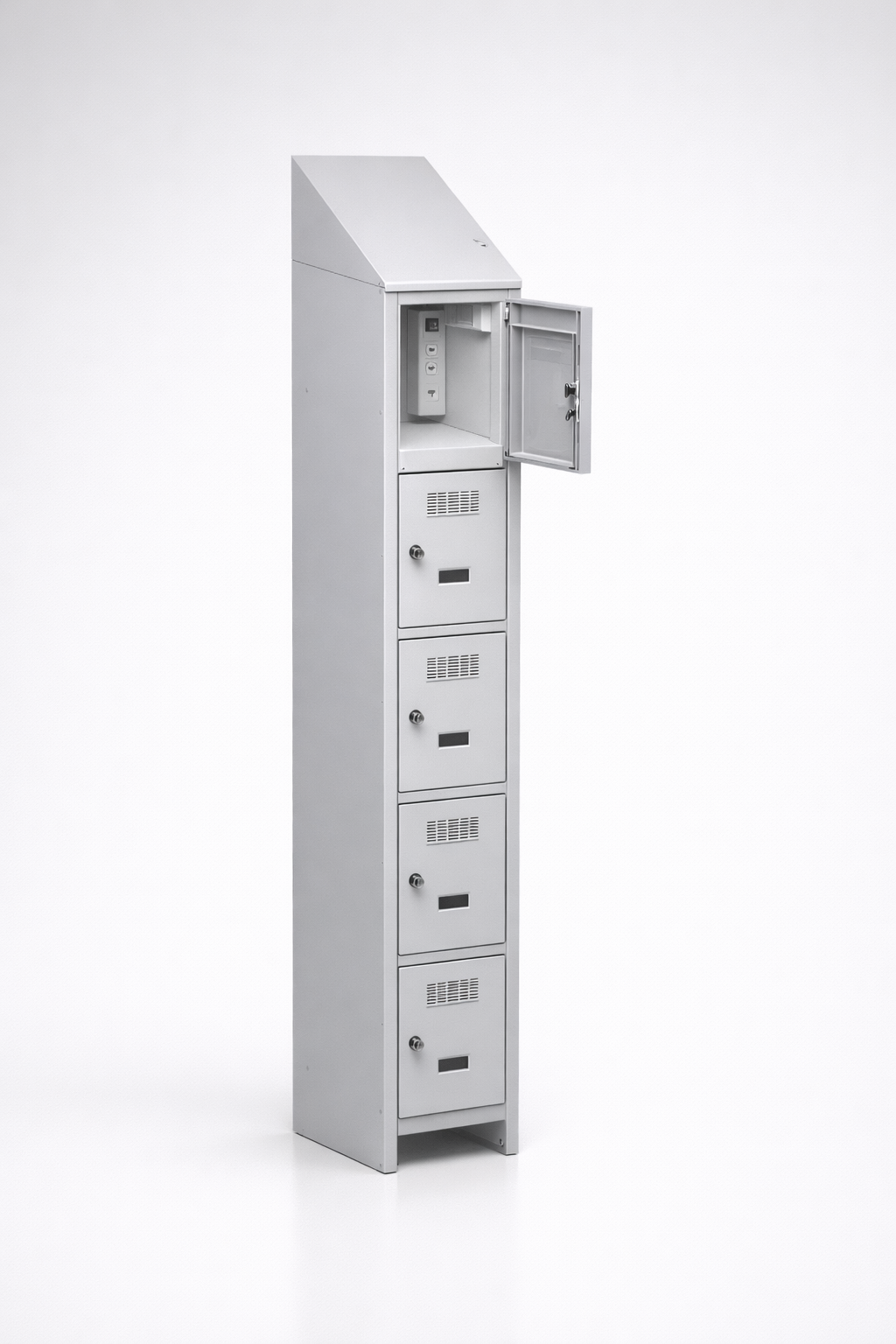 MSUV locker MSus 315v – z daszkiem - combining personal or garment storage with controlled