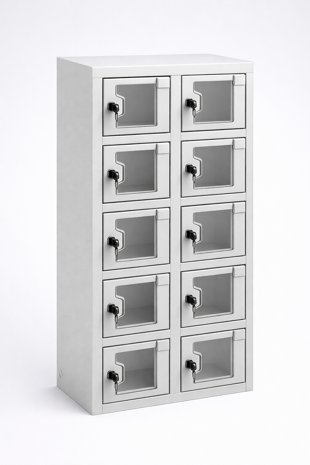 Mobile phone storage cabinet WSSv 10p - controlled deposit of mobile devices in shared