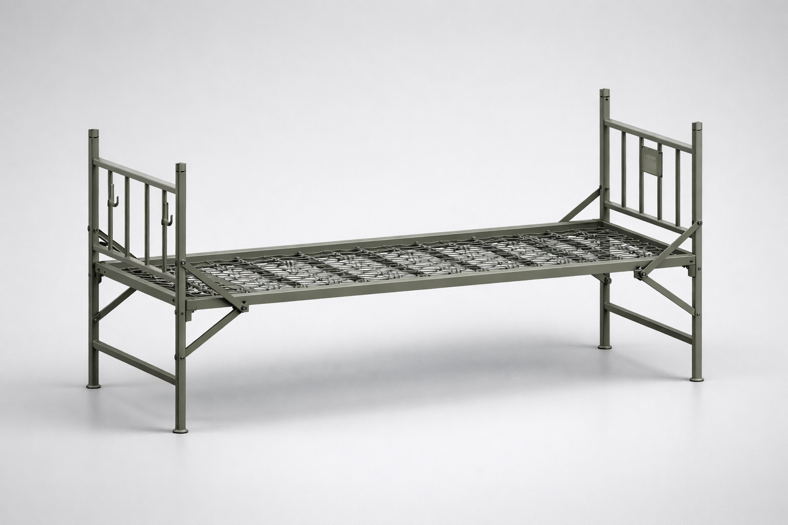 Barracks bed WP2-27 - a repeatable standard for sleeping spaces and orderly