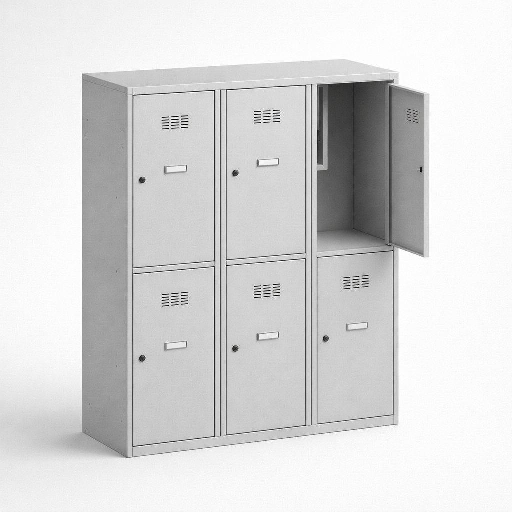 School locker MSus 432S - orderly storage of student belongings, classroom