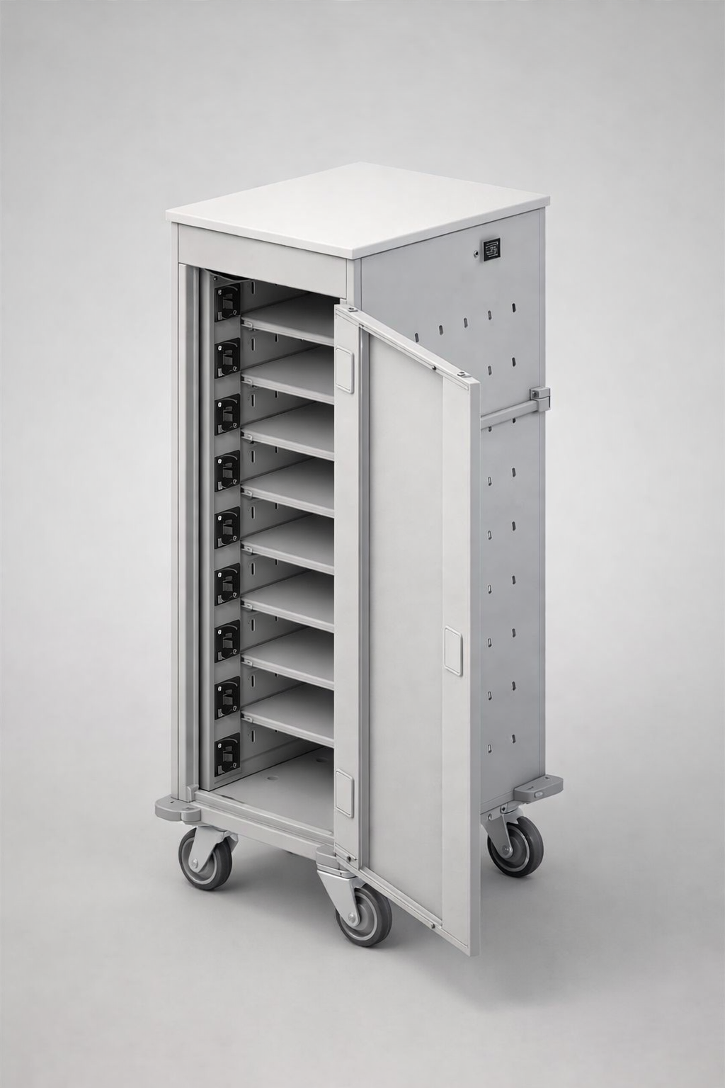 Laptop trolley WNL 0514061017 - controlled circulation, charging and efficient