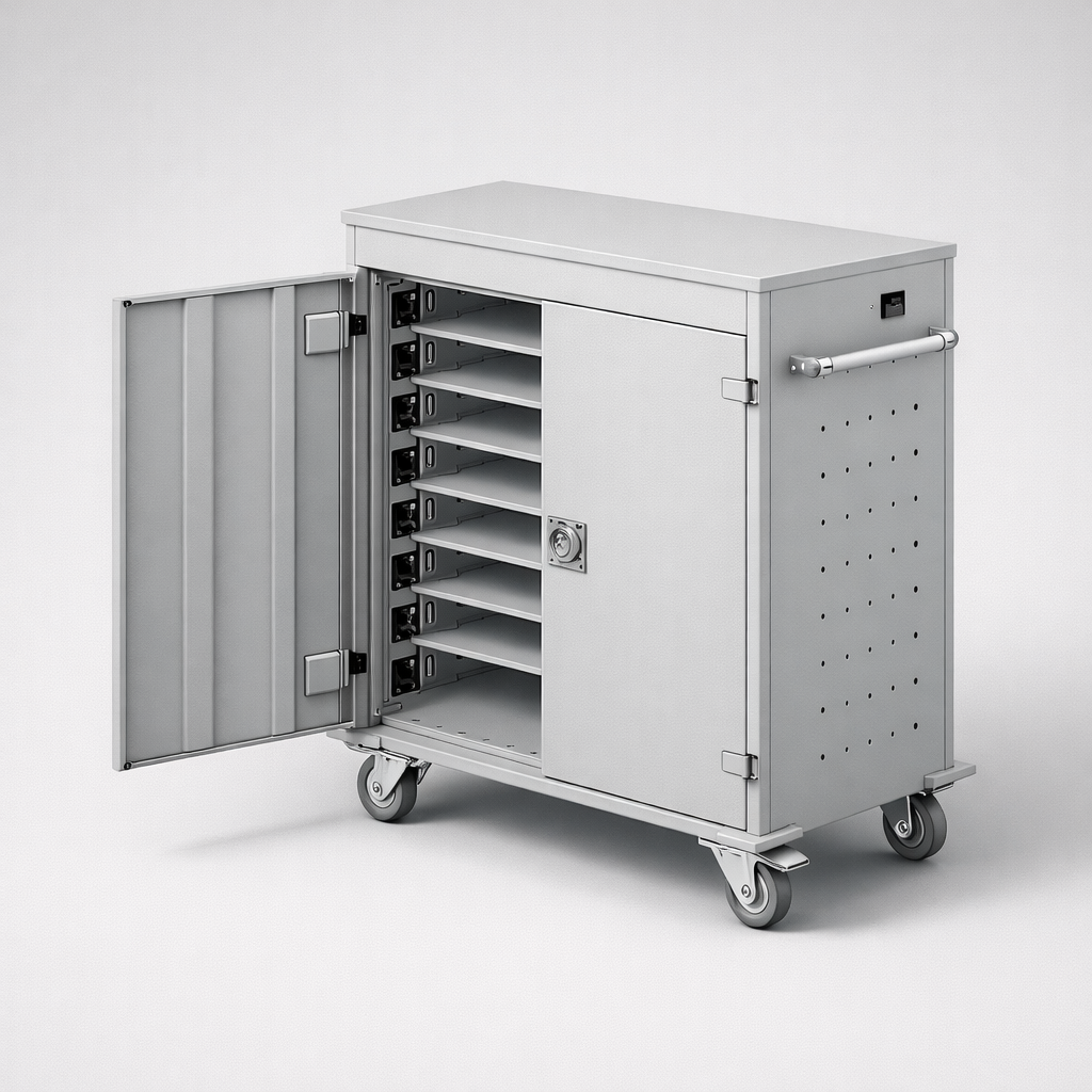 Laptop trolley WNL 0615051017 - controlled circulation, charging and efficient