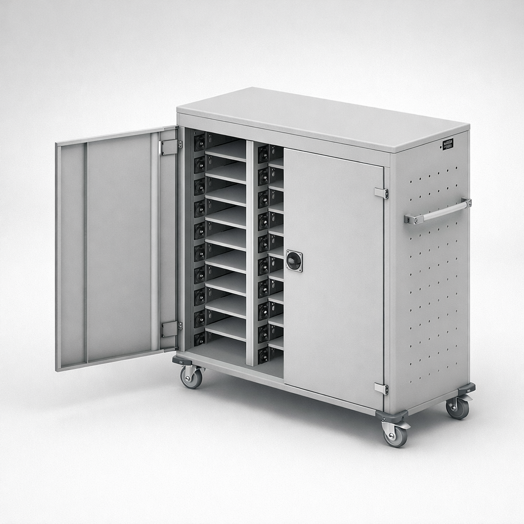 Laptop trolley WNL 0714051004 - controlled circulation, charging and efficient