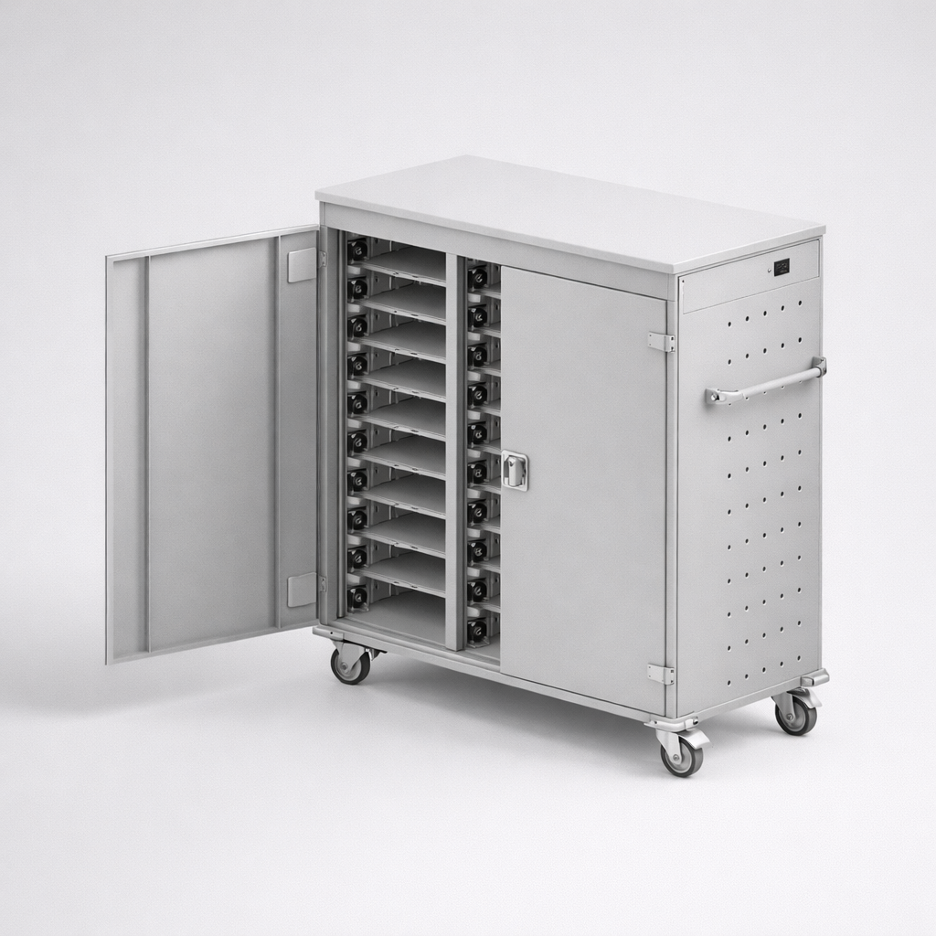 Laptop trolley WNL 0714051018 - controlled circulation, charging and efficient