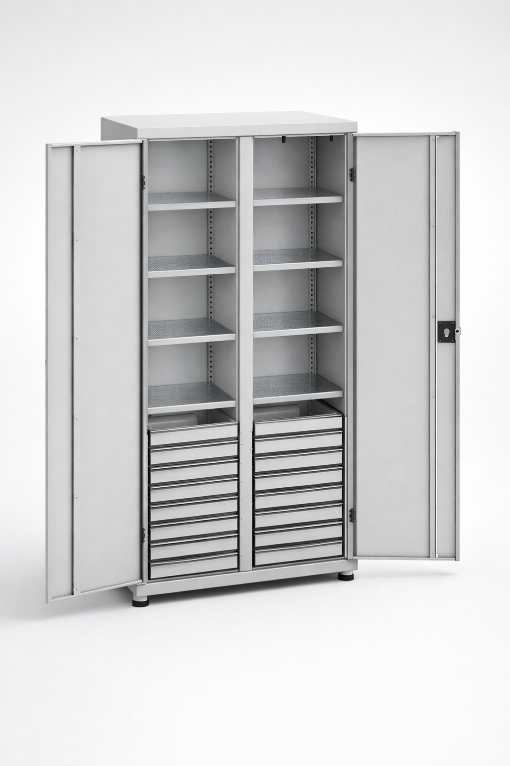 Workshop cabinet MSW210/5-30 - organised tools, components and service equipment