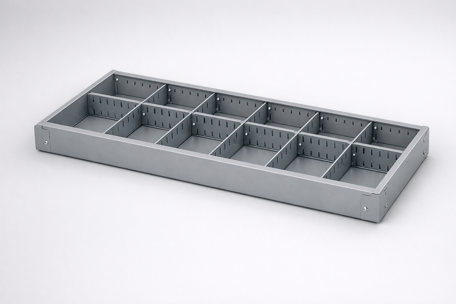 Workshop cabinet Wkład szuflady type B145 - organised tools, components and service equipment