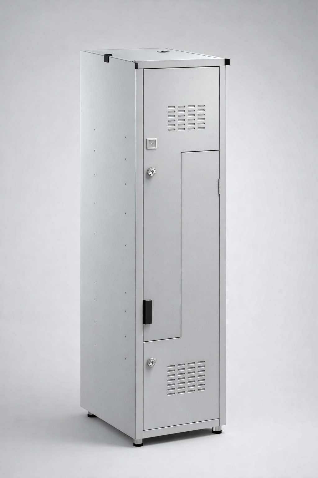 L-shaped staff lockers — Staff locker models designed for changing rooms with limited floor area and high organizational requirements. In practice, this makes it easier to match the right variant to facility scale, expected load and daily use without mixing models at random.