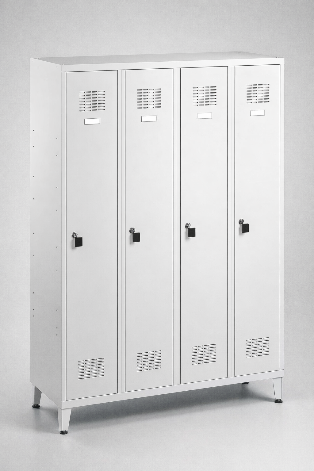 Staff locker Sum 341 W st - orderly personal storage and a repeatable