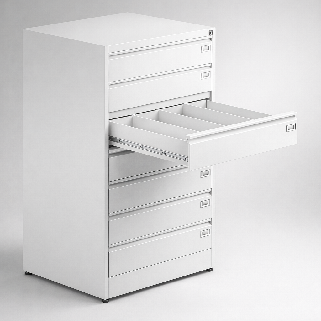 Filing cabinet Szk 303 st - precise organisation of hanging files, folders and